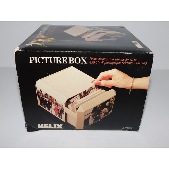 Vintage HELIX  450 Picture Box Photo Display and Storage Box UNUSED - Picture 6 of 8